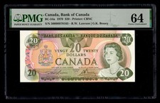 Canada 🇨🇦 1979 - $20 Twnety Dollars BC-54a - PMG Choice UNC 64