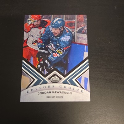 JORDAN KAWAGUCHI EDITORS CHOICE BELFAST GIANTS SERIES 2 25/26 TRADING CARD