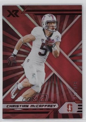 2022 Panini Chronicles Draft Picks Xr Red 132/149 Christian McCaffrey #21 17qd
