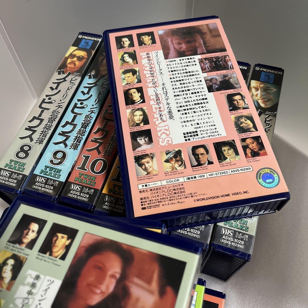 Twin Peaks VHS Complete Set Vol.1-14 1992 Japanese Edition