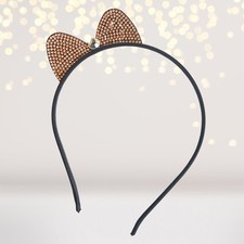 Colorful Rhinestone Bow Headband, Sparkly Bow Headband