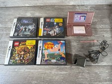 Nintendo DS Lite Metallic Rose W/ Game Charger