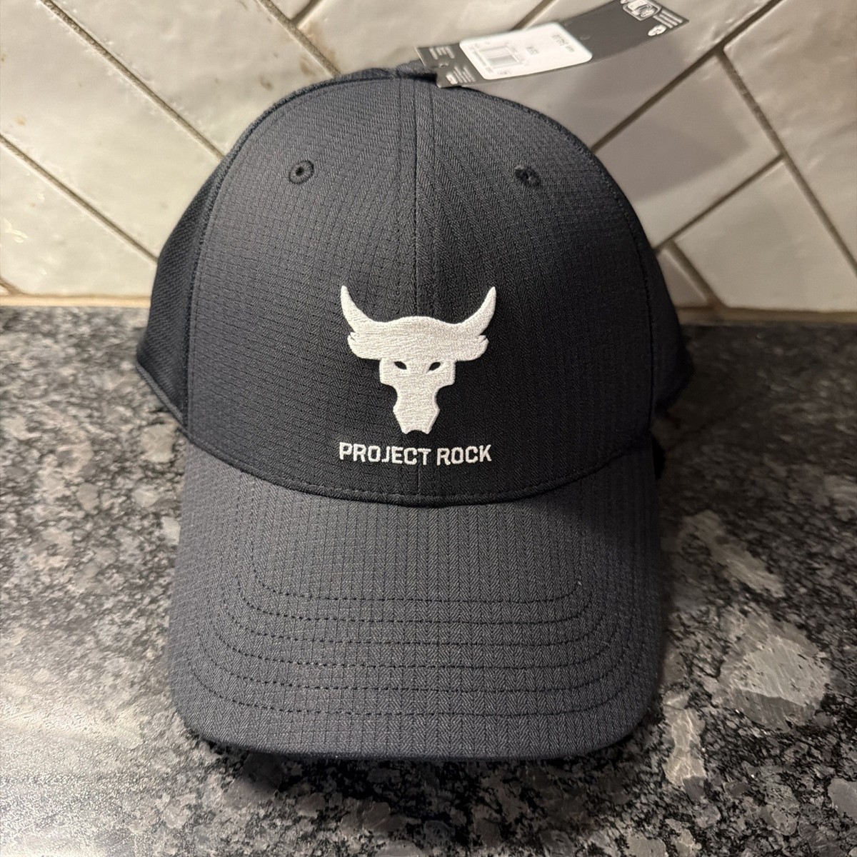 PING Under Armour コラボ キャップ ブラック Under Armour Project Rock Snapback Baseball Cap Black OSFM NWT