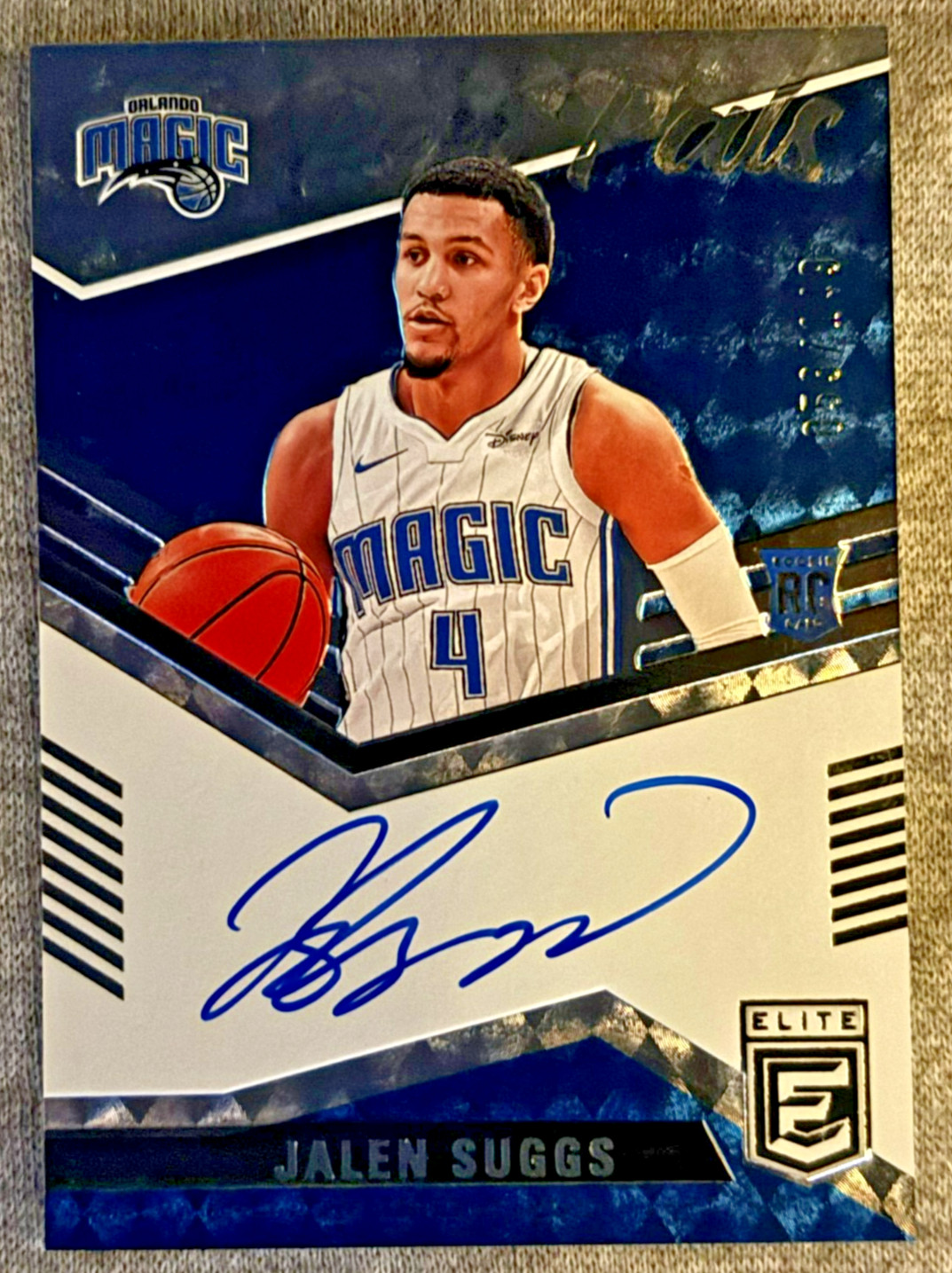 2021-2022 Jalen Suggs Rookie Auto Donruss Elite Pen Pals ON CARD AUTOGRAPH /149