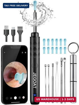 JEGOAT Ear Wax Removal Tool with 1296P HD Camera Ear Cleaner