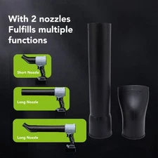 Leaf Blower Nozzles ABS Flat End Handheld Car Drying Nozzle Attachments