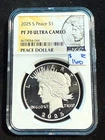 2025 S PEACE DOLLAR NGC PF 70 ULTRA CAMEO 044