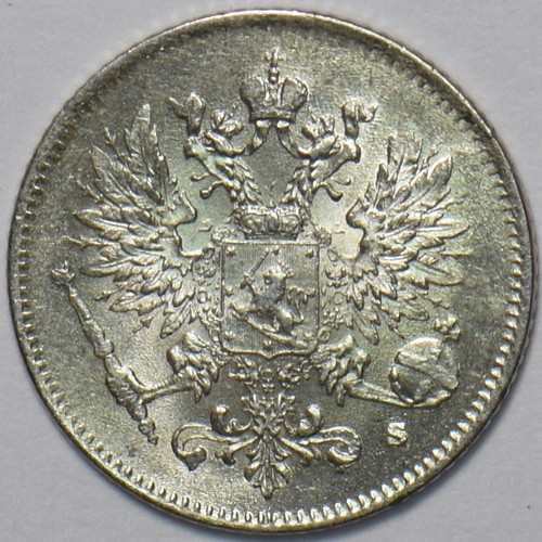 Finland 1917 25 Pennia Eagle animal 294474 combine shipping