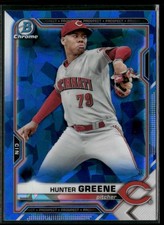 2021 Bowman Chrome Sapphire Edition #BCP-175 Hunter Greene Prospects