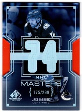 2025-26 Upper Deck SP Game Used NHL Masters JAKE DeBRUSK NM-29 /299 Canucks SPGU