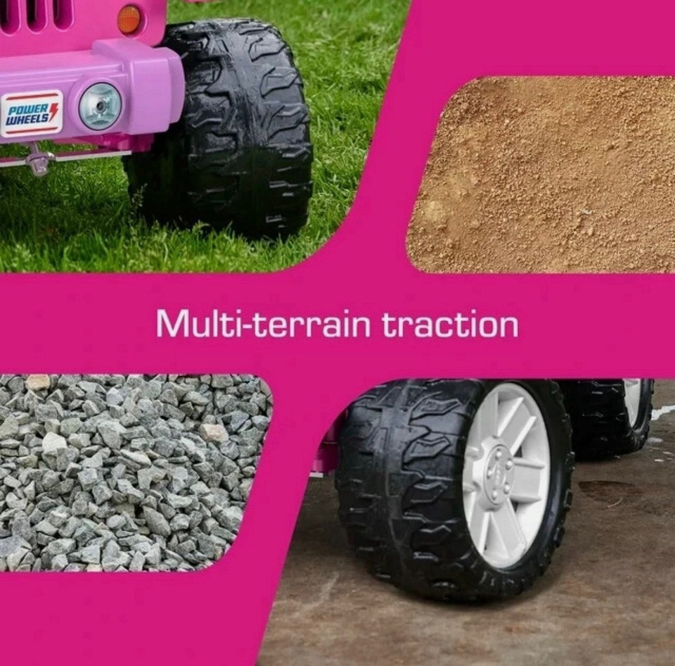 Power Wheel Pink Jeep