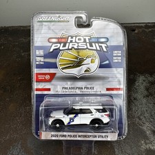 GREENLIGHT 1:64 2020 FORD POLICE INTERCEPTOR UTILITY Philadelphia PA Police NEW