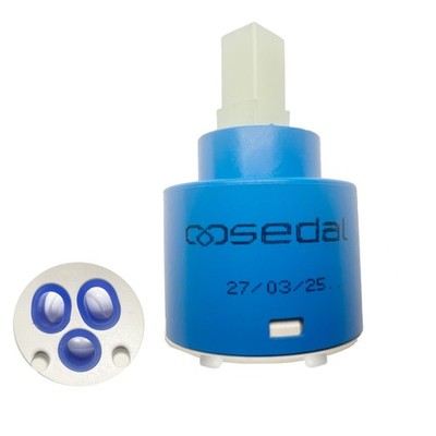 Sedal Diameter 40mm Ceramic Faucet Cartridge Replacement 40mm, Blue