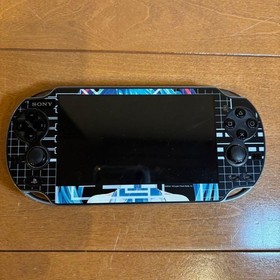 Sony PlayStation Vita PCH-1100 Crystal Black CIB Miku Sticker