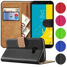 Phone Case for Samsung Galaxy J4 Plus Premium PU Leather Flip Cover