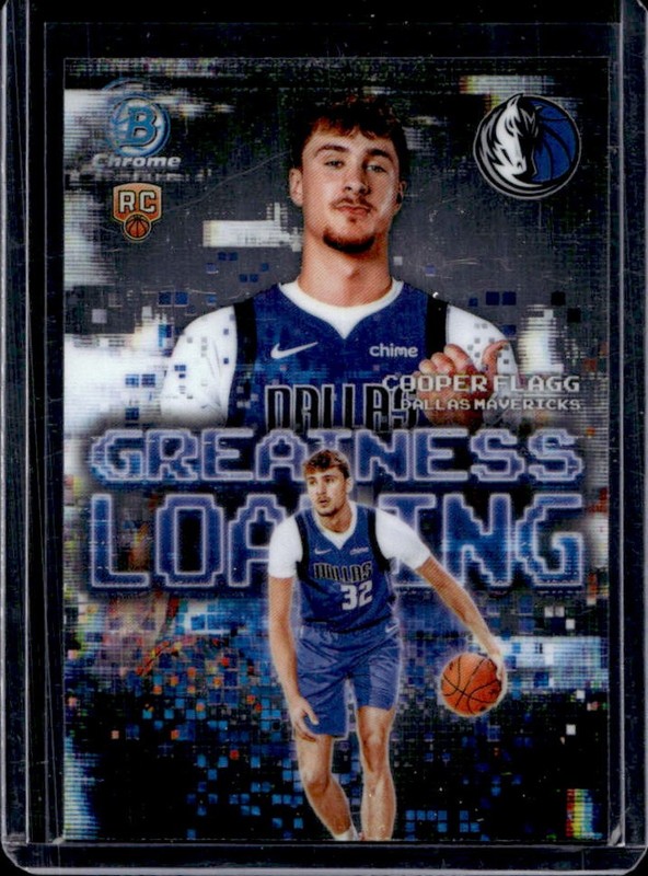 2025-26 Bowman Cooper Flagg Chrome Greatness Loading RC Rookie #GL-1 Mavericks