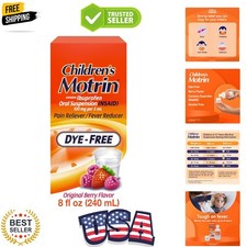 100mg Ibuprofen for Kids: Berry-Flavored Oral Suspension 8 fl oz - Alcohol-Free