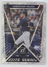 2020 Panini Donruss Elite Series Rapture Christian Yelich #E-1 fr6