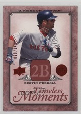 2008 Upper Deck A Piece of History Timeless Moments Red /149 Dustin Pedroia 5c2
