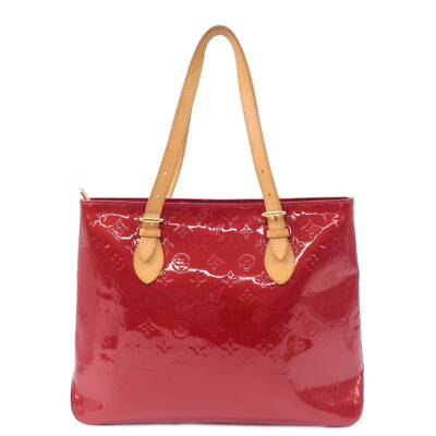 Louis Vuitton Monogram Vernis Brentwood Tote Bag Hand Bag M91989 Auth Used