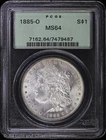 1885-O $1 Morgan Silver Dollar PCGS MS 64 | OGH Uncirculated UNC BU