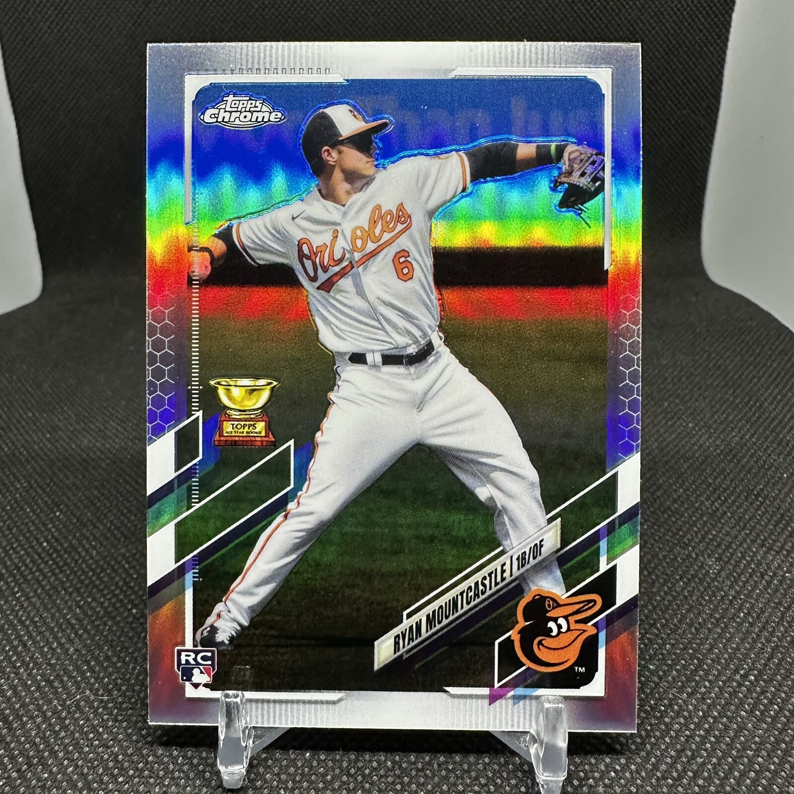 2021 Topps Chrome Ryan Mountcastle SP Image Variation Refractor RC #63 Orioles