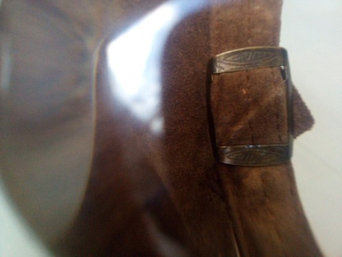 Casquette Indiana Jones cap rare rétro vintage Lucasfilm originale velours cuir - Foto 7 di 10