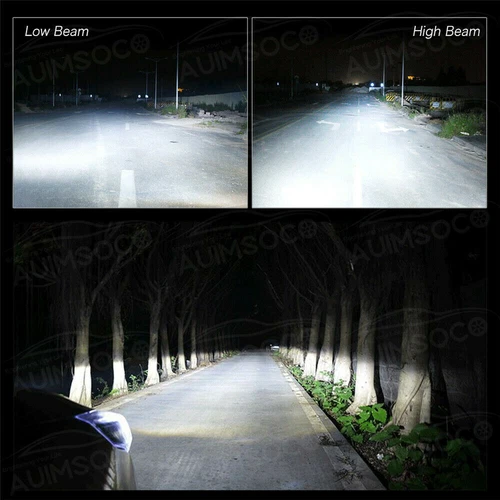 Luces Fuertes Para Auto Coche Luz Carro Bombillas Kit H4 9003 LED Blanco Hi/lo Beam - Imagen 9 de 12