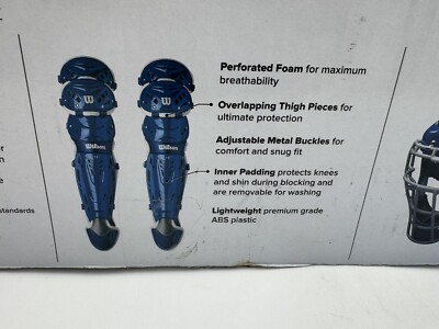 Wilson Intermediate C1k Catcher's Gear Kit - Navy for sale online