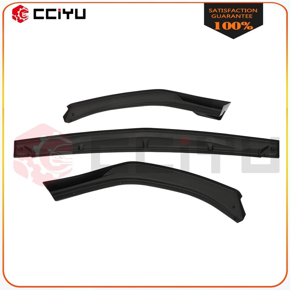 Alerón labial parachoques delantero pintado negro 3 piezas para Hyundai Sonata 2020-2021 Foto 3 de 4