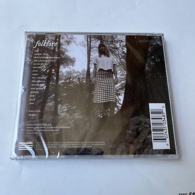 2020 RARE Taylor Swift Folklore CD Limited Running Like