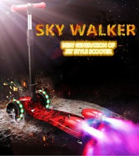 SKY WALKER JET STYLE Monopattino 3 Ruote con Tecnologia a Vapore Freddo, per 2-8 Anni