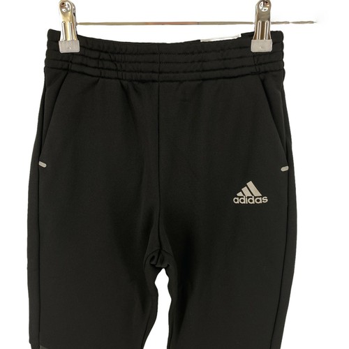 Adidas Climalite Boys Black Striker Sweatpants Trousers Size 5 - 6 Years - Picture 2 of 9