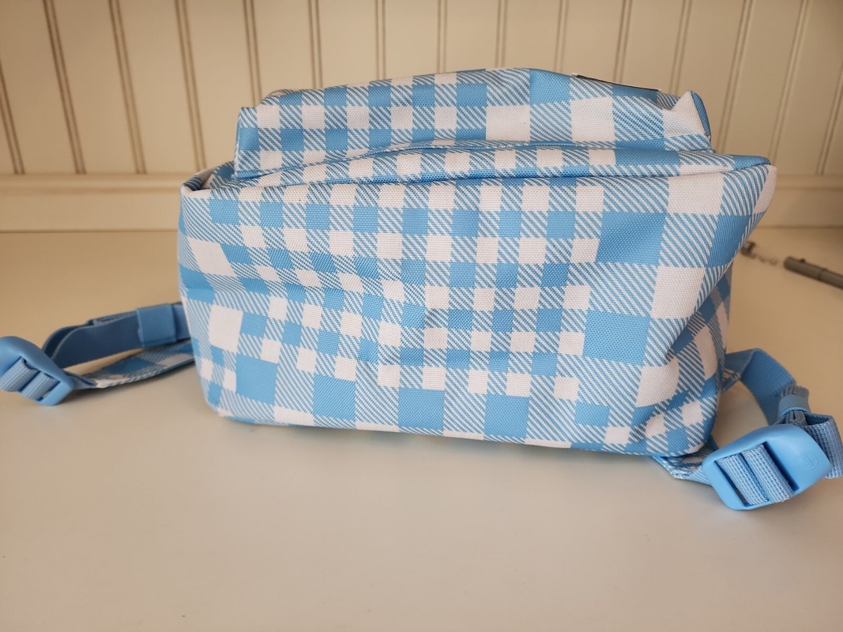 Herschel Supply Co. Blue Gingham Backpack HERSCHEL Nova Mini Backpack in Gingham Blue ?.... | Depop main image 3