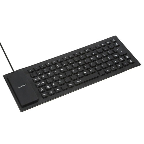 Waterproof Silicone Keyboard Foldable Flexible USB Mini Dustproof dirt Proof - Picture 7 of 17