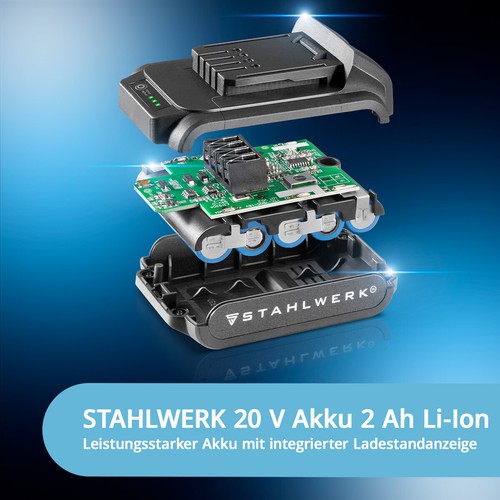STAHLWERK Akku Multifunktionswerkzeug 900 W Brushless Deltaschleifer Multicutter - Bild 6 von 9
