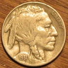 1931-S 5C Buffalo Nickel