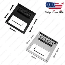 Tele Bridge Tele Humbucker Guitar Bridge for Telecaster Guitar Chrome Black