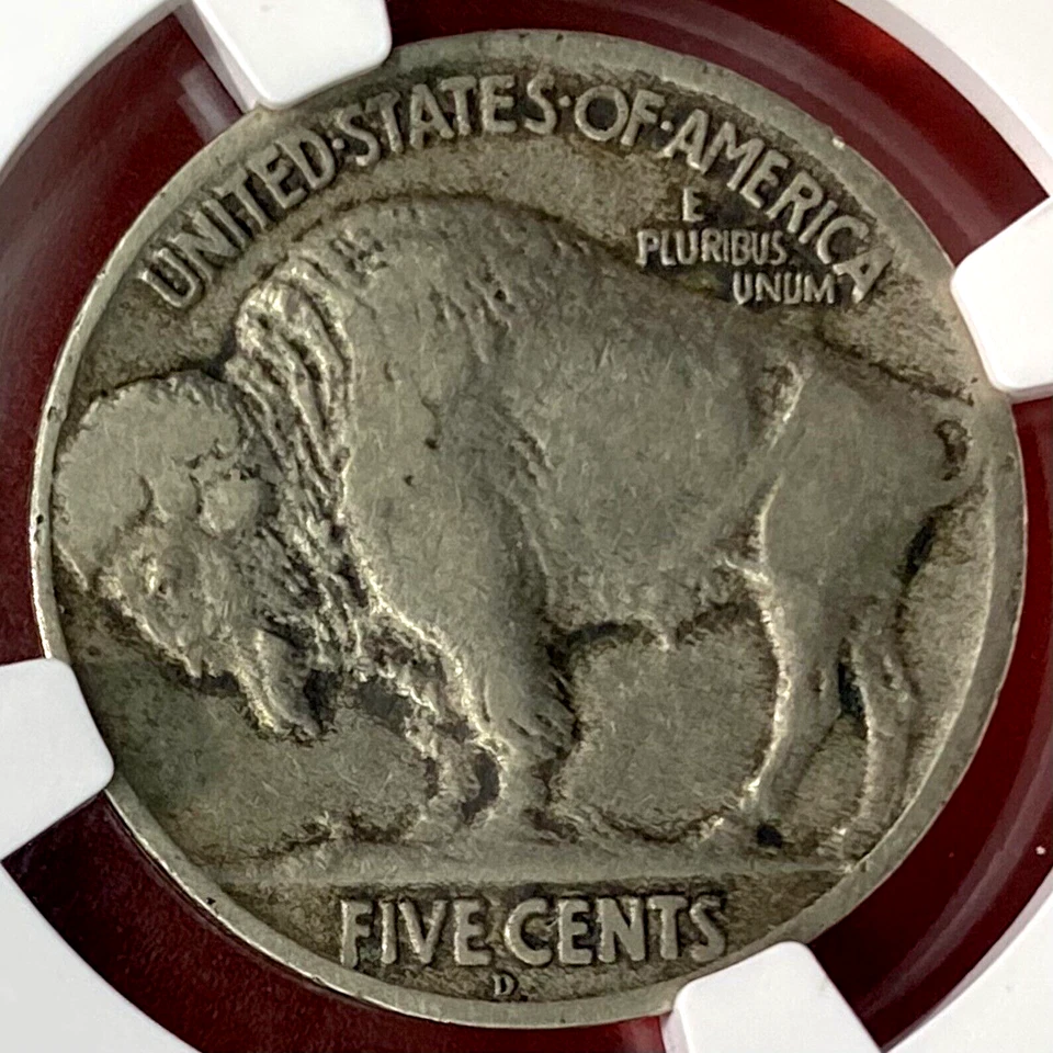 NGC VF-20! 1918-D BUFFALO NICKEL - Image 2 of 3