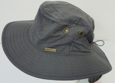 Mosquito Repellent Wide Brimmed Hat L/XL  Ash Trekmates Borneo