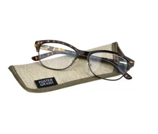 Foster Grant CLEO Tortoise Women's Reading Glasses Readers See Description NEW