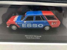 Die Cast "Peugeot 504 Break - Team Esso Peugeot Sport" Scale 1/43