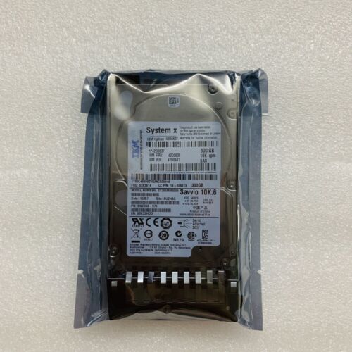 Compatible NEW IBM 42D0637 42D0638 42D0639 42D0641 300 GB 10K RPM 2.5" SAS HDD - Picture 1 of 5