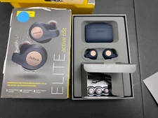 As-is Left Bud Dead Jabra Elite Active 65t True Wireless Earbuds Copper Blue