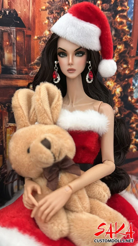 Cabeza de muñeca Repintada Reroot Eden Lilith Blair Integridad Moda Realeza Foto 4 de 4