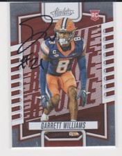 GARRETT WILLIAMS SYRACUSE UNIVERSITY AUTOGRAPHED CARD THROUGH THE MAIL