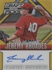 2014 Panini Prizm Perennial Draft Picks - Jeremy Rhoades #76