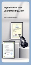 USAMS Bluetooth Kopfhörer On-Ear 3,5mm Ohrhörer Stereo Mikrofon PC Handy Headset – Bild 12
