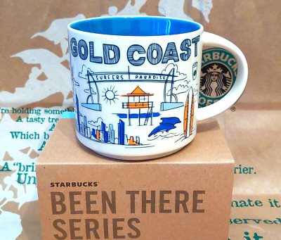 Starbucks Coffee Mug GOLD COAST/Australia, Been There, Neu i.OVP-Geschenk-Box!!!