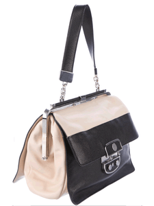 New Jason Wu Cream And Black Leather Miss Shoulder Bag Ebay Image Is Loading New Jason Wu Cream And Black Leather